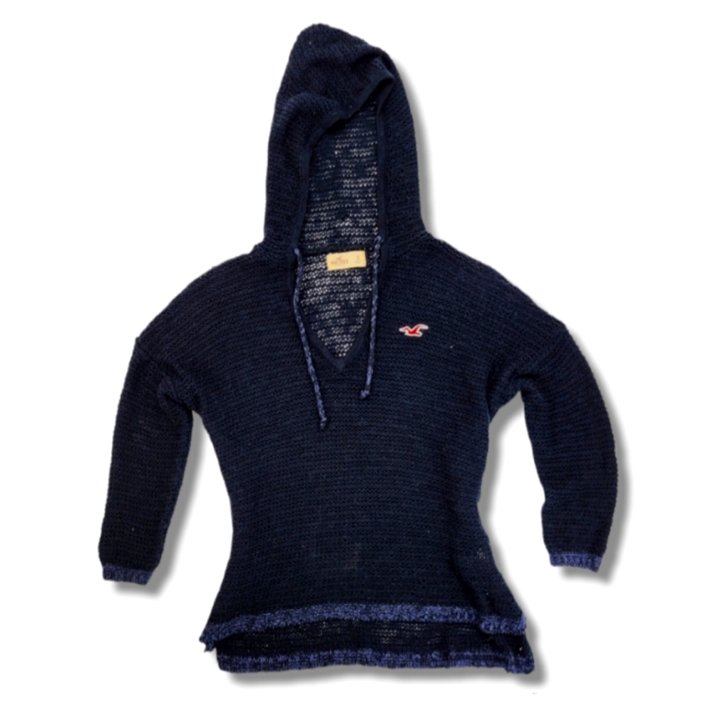 Hollister oversized knitted beach hoodie / sweater